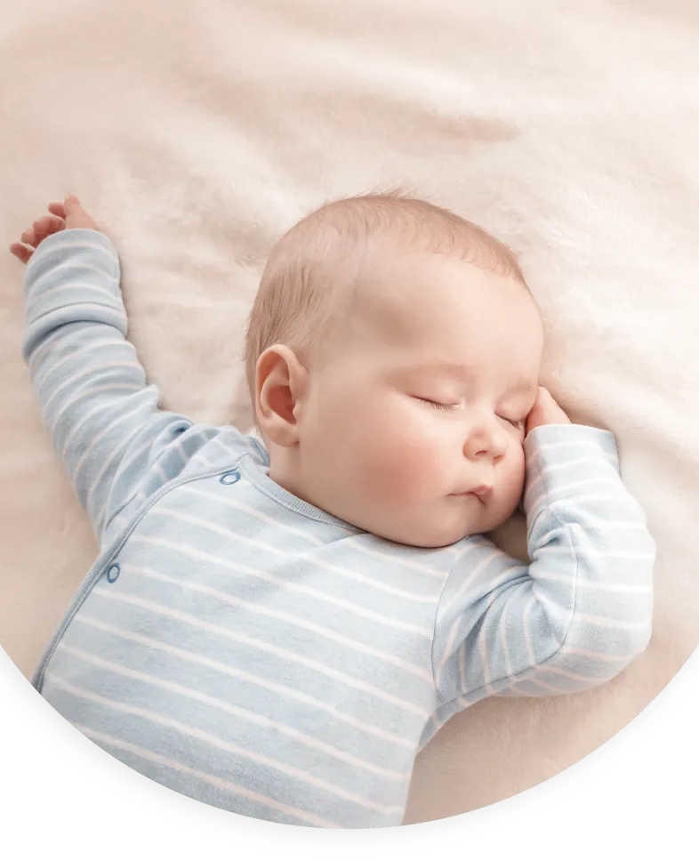 Baby sleeping peacefully